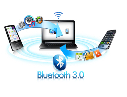  Высокая скорость подключения благодаря стандарту Bluetooth 3.0 